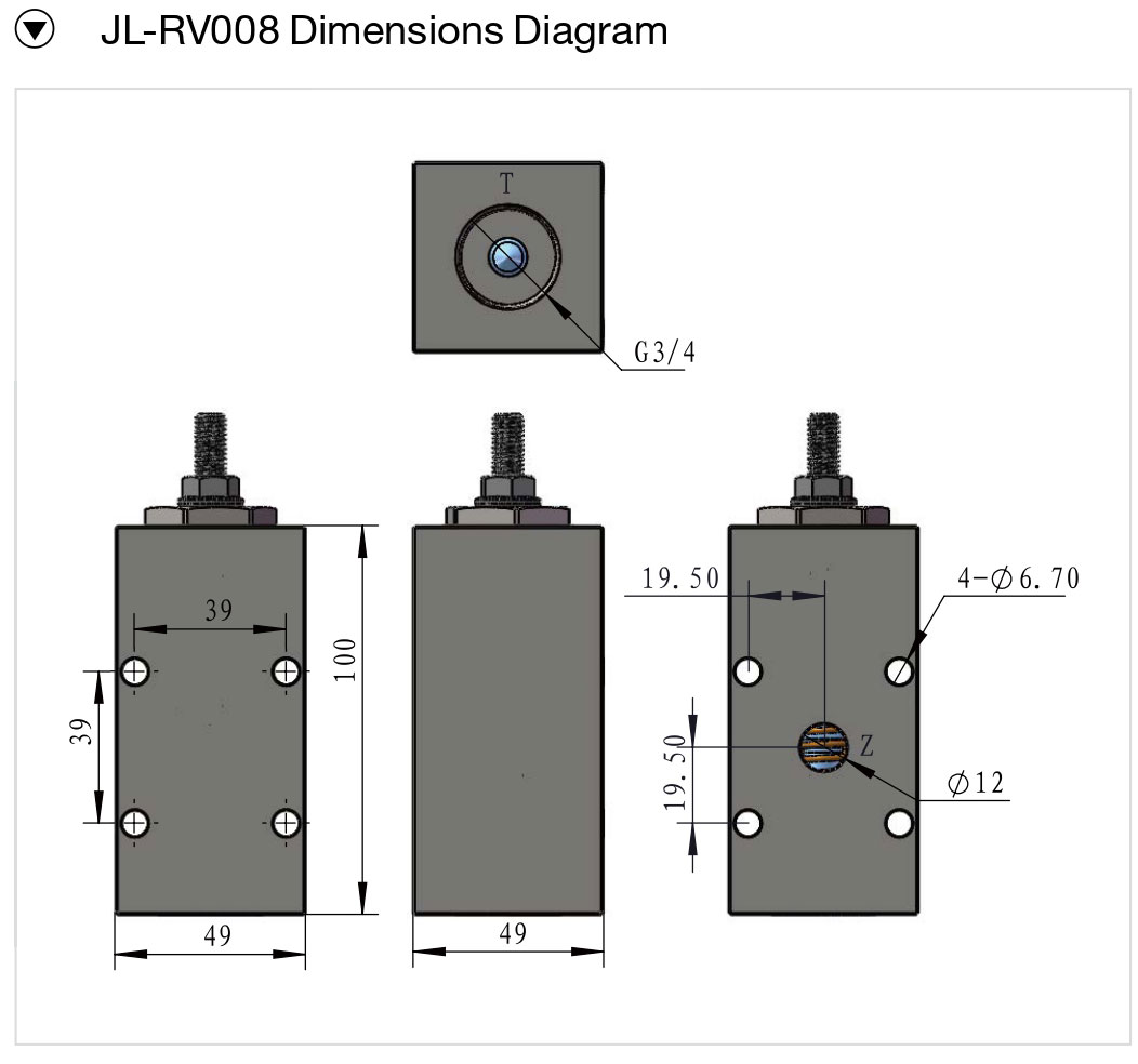 JLRV008外形尺寸图 JLRV008外形尺寸图